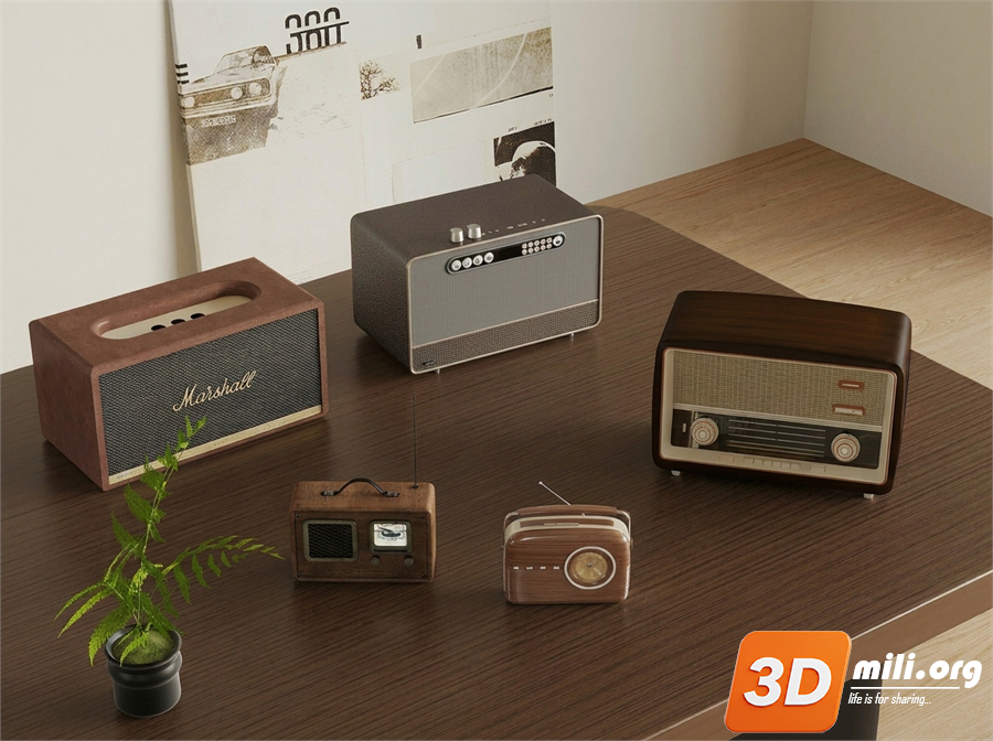 Audio tech 3D Models